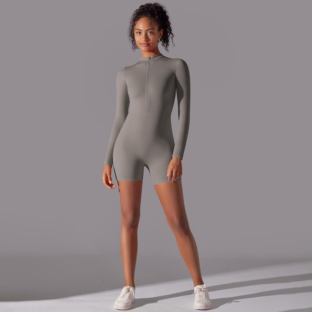 Womens Sports Workout 75% nylon 25% spandex Bodysuit Y-6646 print logo 16