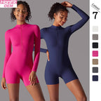 Womens Sports Workout 75% nylon 25% spandex Bodysuit Y-6646 print logo 8