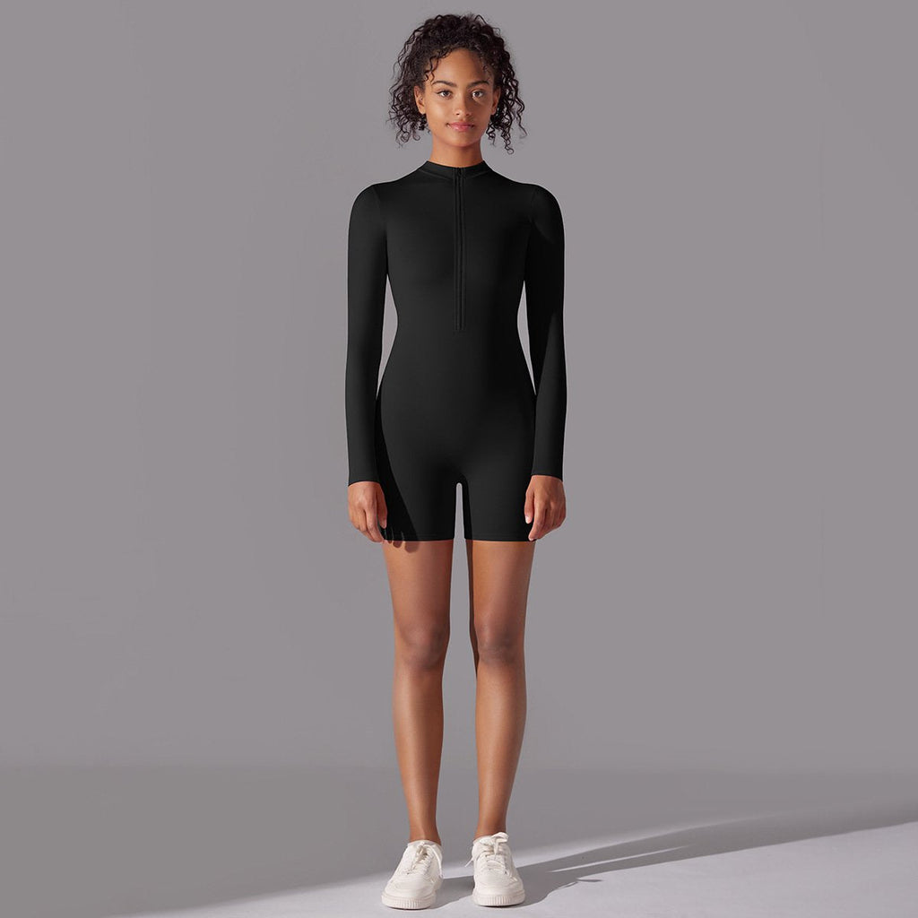 Womens Sports Workout 75% nylon 25% spandex Bodysuit Y-6646 print logo 48