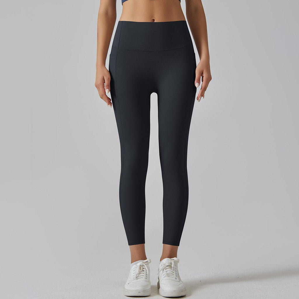 Womens Sports Yoga 75%nylon 25%spandex Leggings Y-6647 print logo 57