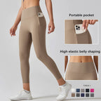 Womens Sports Yoga 75%nylon 25%spandex Leggings Y-6647 print logo 13