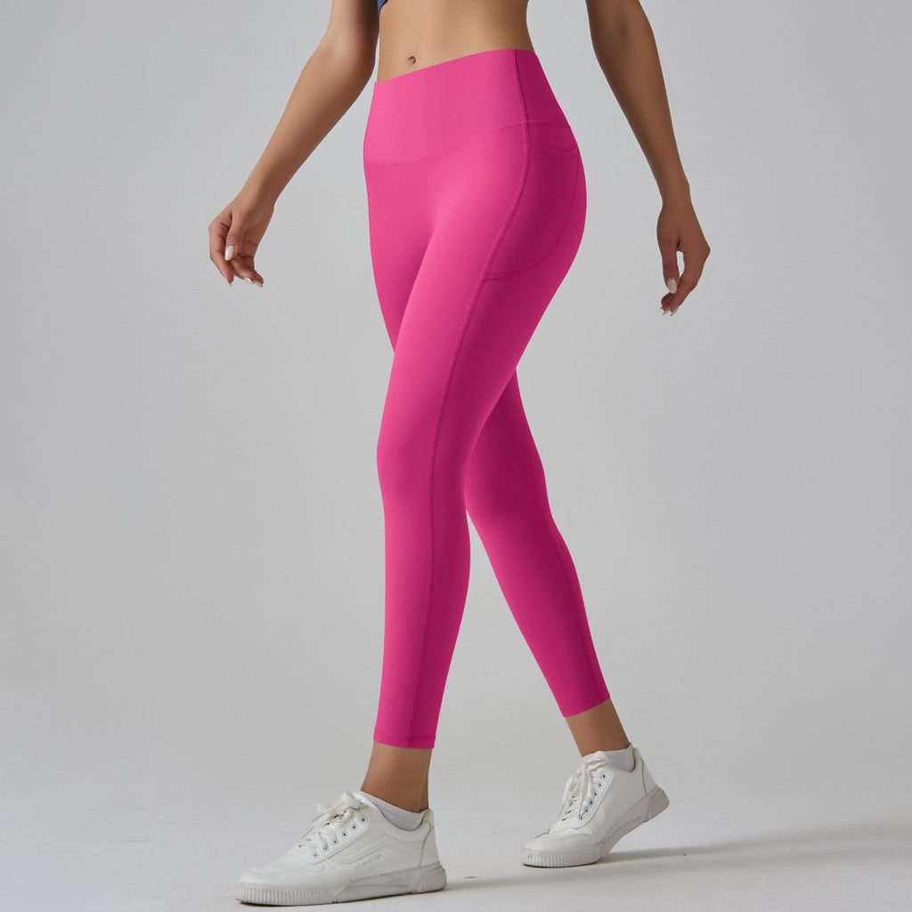 Womens Sports Yoga 75%nylon 25%spandex Leggings Y-6647 print logo 77