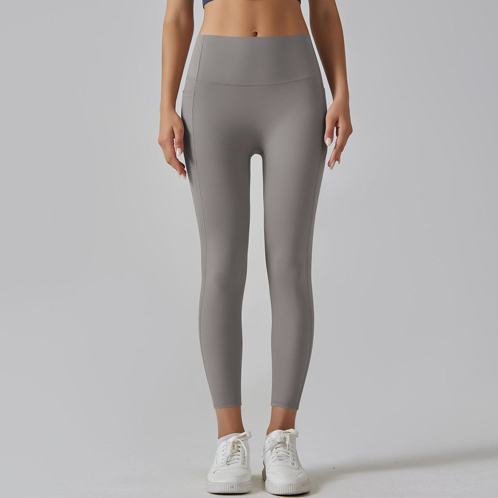 Womens Sports Yoga 75%nylon 25%spandex Leggings Y-6647 print logo 1
