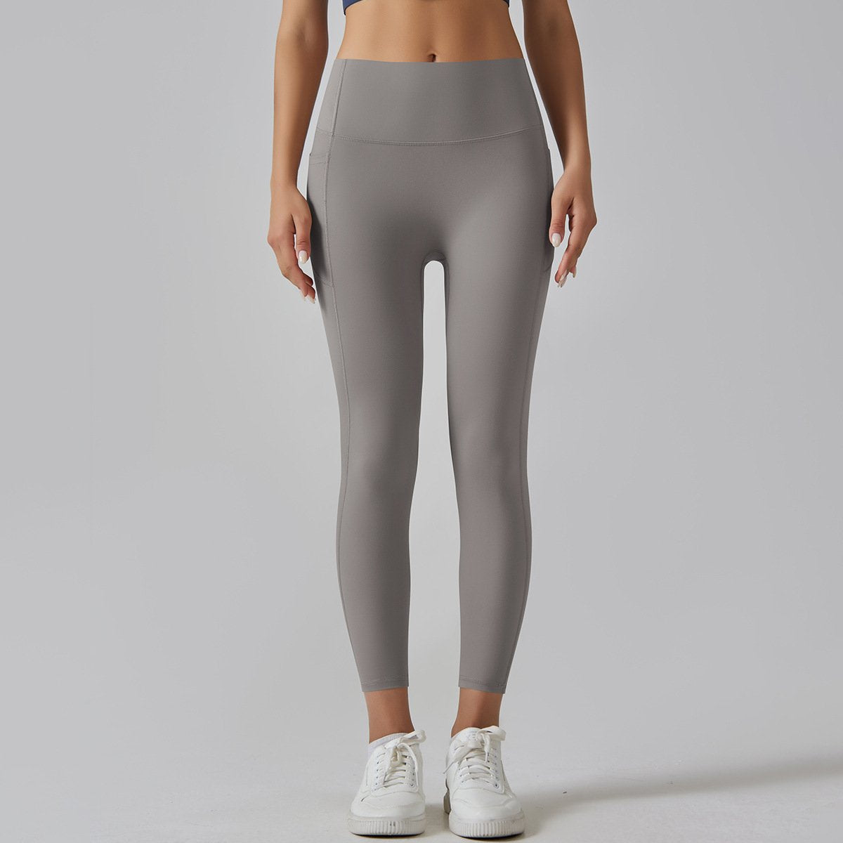 Womens Sports Yoga 75%nylon 25%spandex Leggings Y-6647 print logo 1