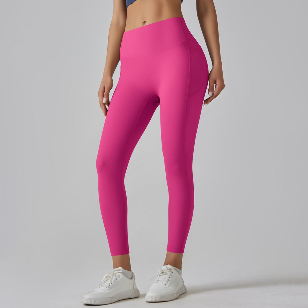 Womens Sports Yoga 75%nylon 25%spandex Leggings Y-6647 print logo 73