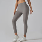 Womens Sports Yoga 75%nylon 25%spandex Leggings Y-6647 print logo 49