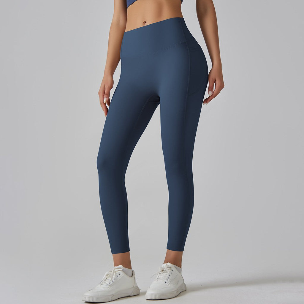 Womens Sports Yoga 75%nylon 25%spandex Leggings Y-6647 print logo 37