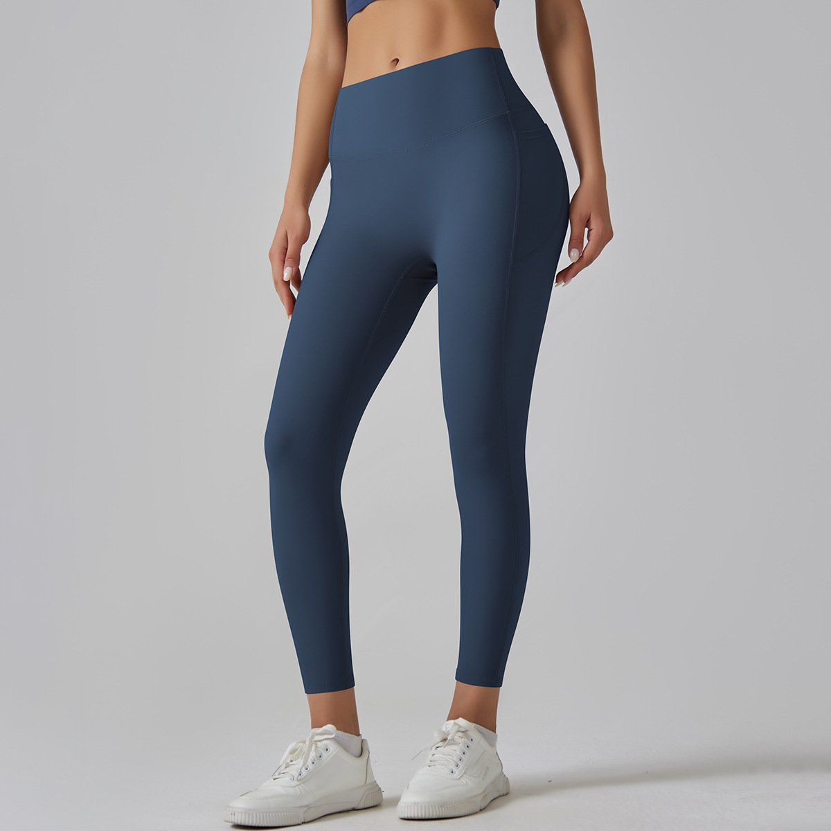 Womens Sports Yoga 75%nylon 25%spandex Leggings Y-6647 print logo 37