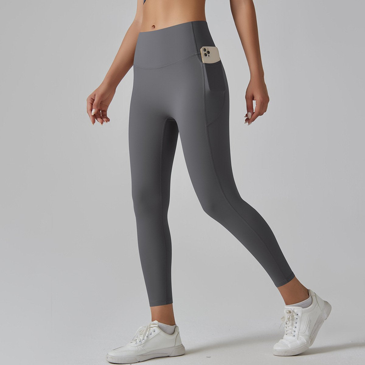 Womens Sports Yoga 75%nylon 25%spandex Leggings Y-6647 print logo 9