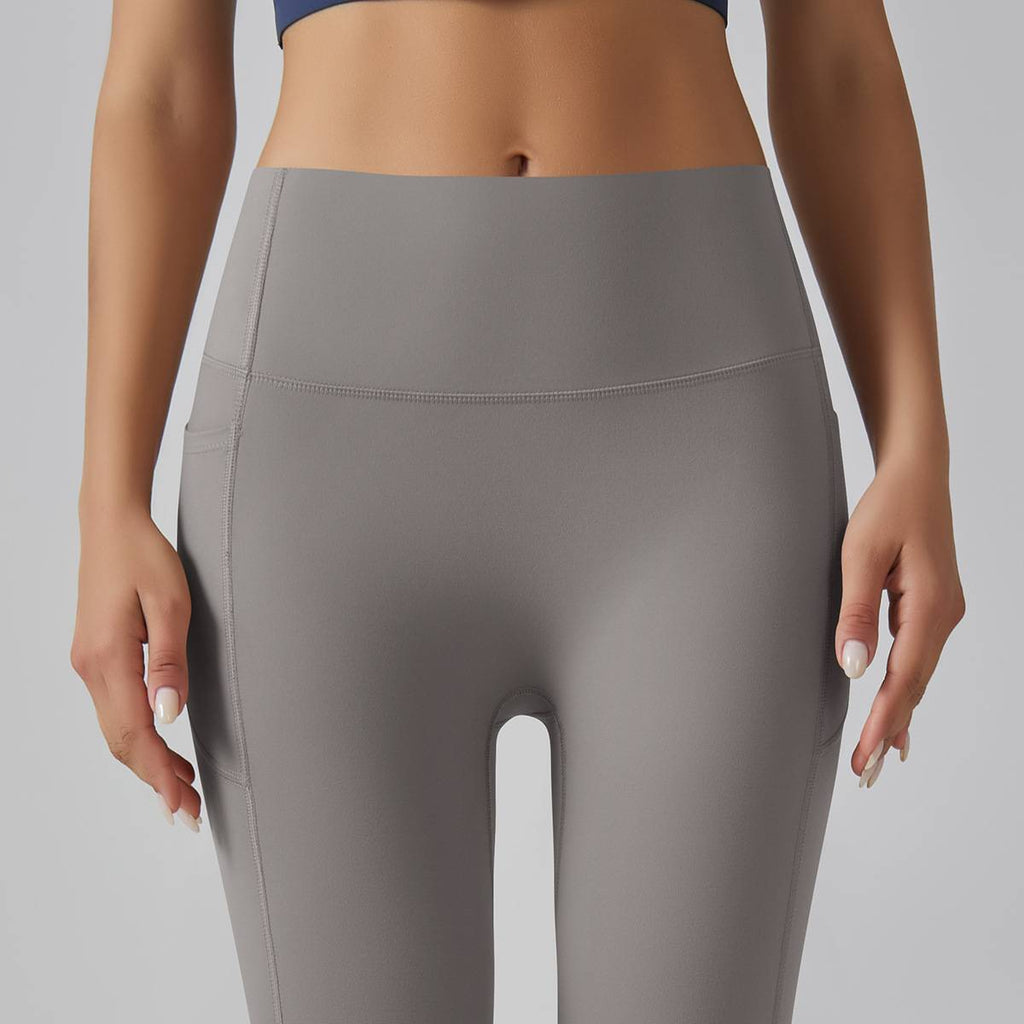 Womens Sports Yoga 75%nylon 25%spandex Leggings Y-6647 print logo 54