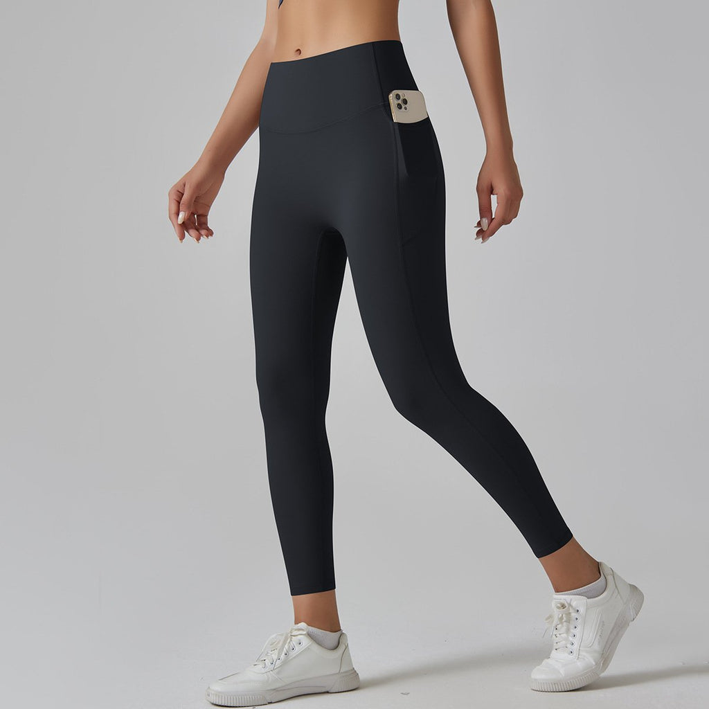 Womens Sports Yoga 75%nylon 25%spandex Leggings Y-6647 print logo 6