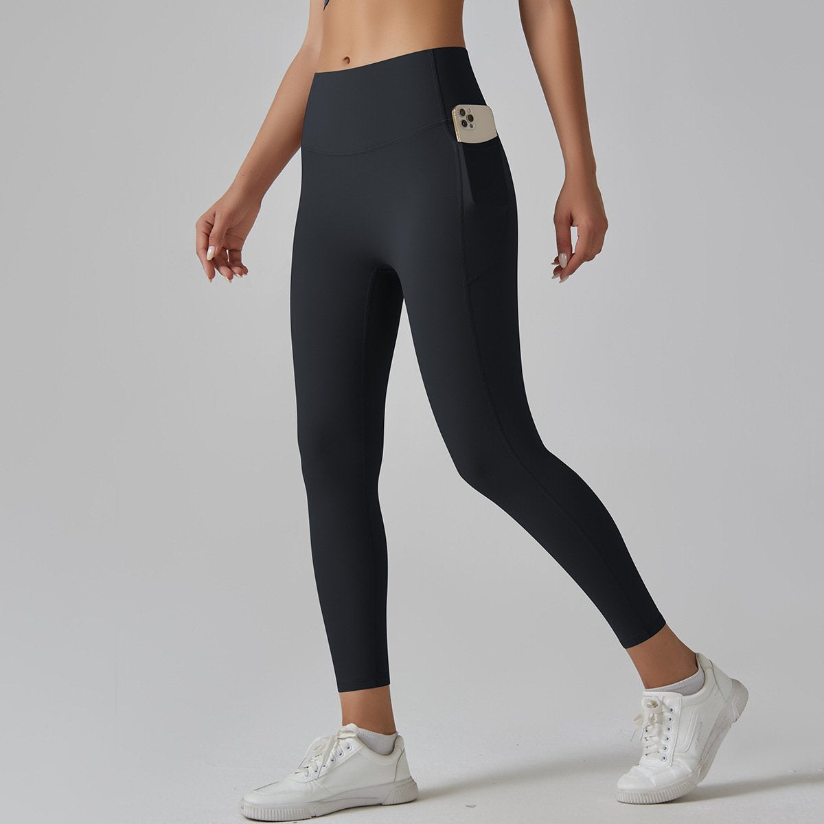Womens Sports Yoga 75%nylon 25%spandex Leggings Y-6647 print logo 6