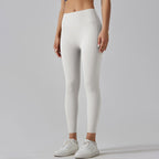 Womens Sports Yoga 75%nylon 25%spandex Leggings Y-6647 print logo 22