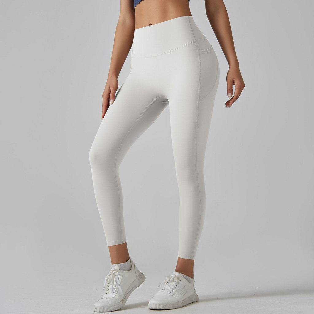 Womens Sports Yoga 75%nylon 25%spandex Leggings Y-6647 print logo 26