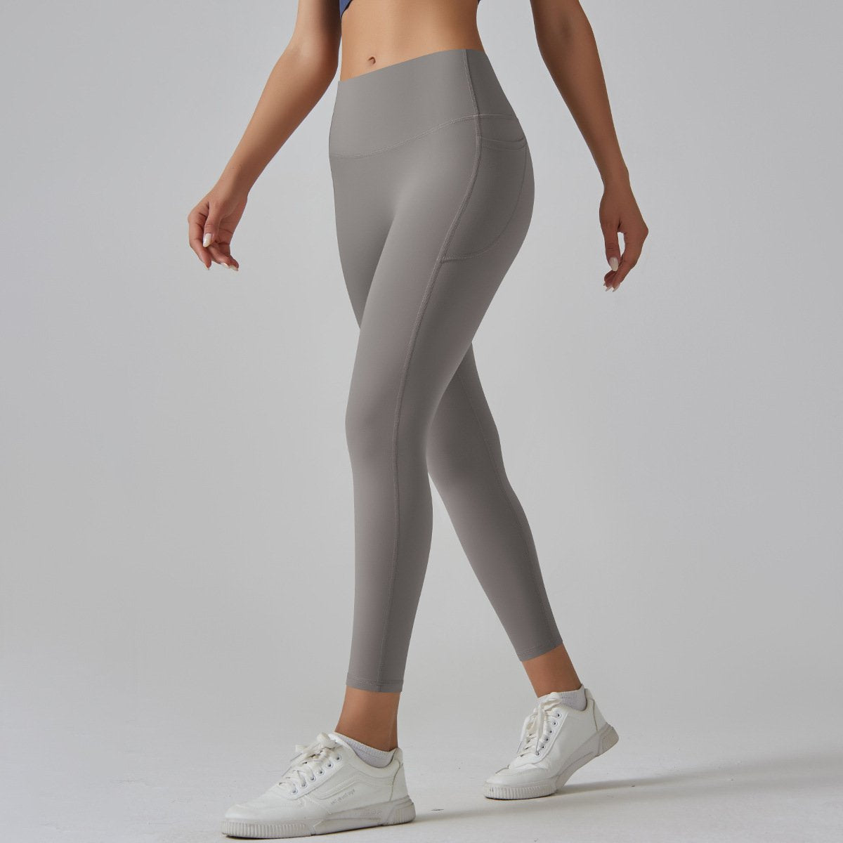Womens Sports Yoga 75%nylon 25%spandex Leggings Y-6647 print logo 50