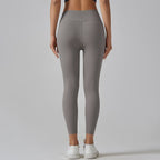 Womens Sports Yoga 75%nylon 25%spandex Leggings Y-6647 print logo 2