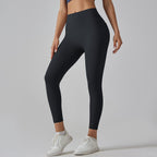 Womens Sports Yoga 75%nylon 25%spandex Leggings Y-6647 print logo 62