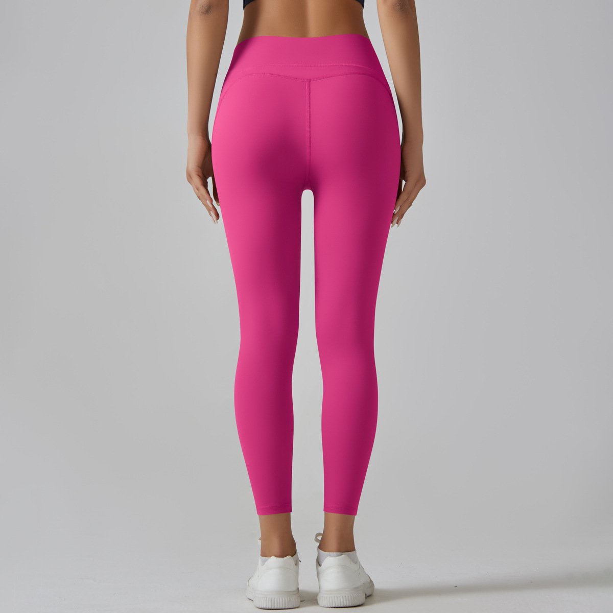 Womens Sports Yoga 75%nylon 25%spandex Leggings Y-6647 print logo 78