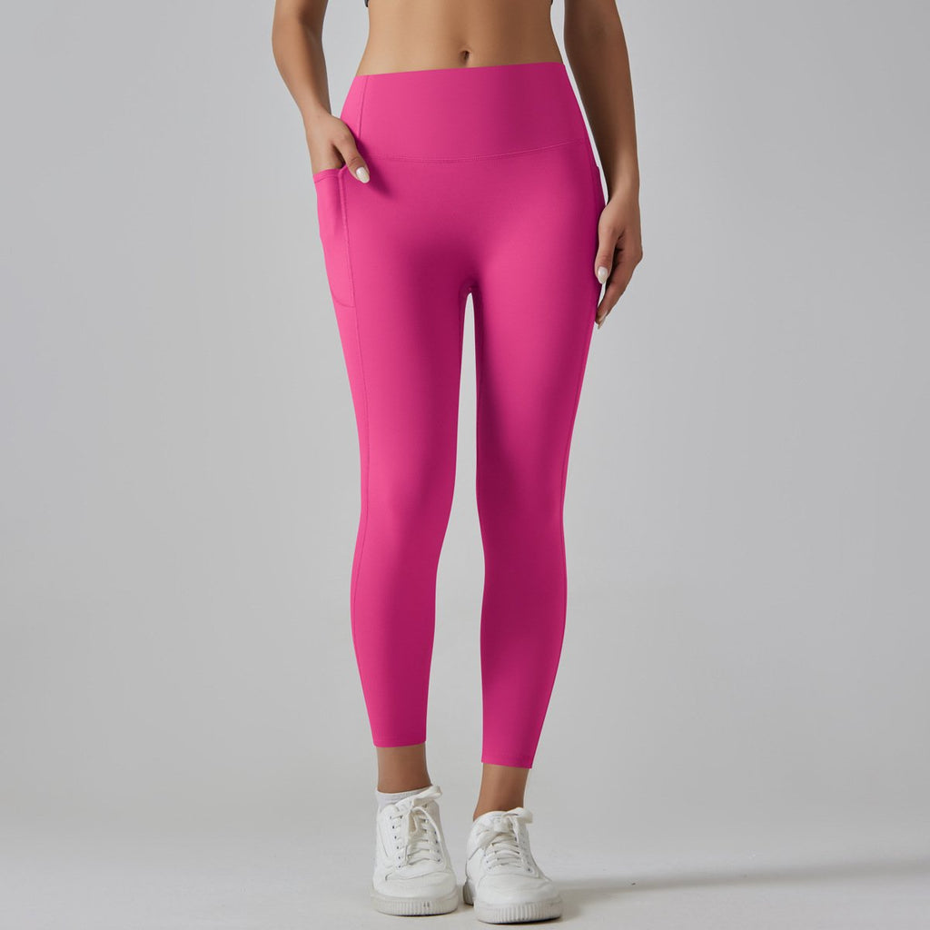 Womens Sports Yoga 75%nylon 25%spandex Leggings Y-6647 print logo 74