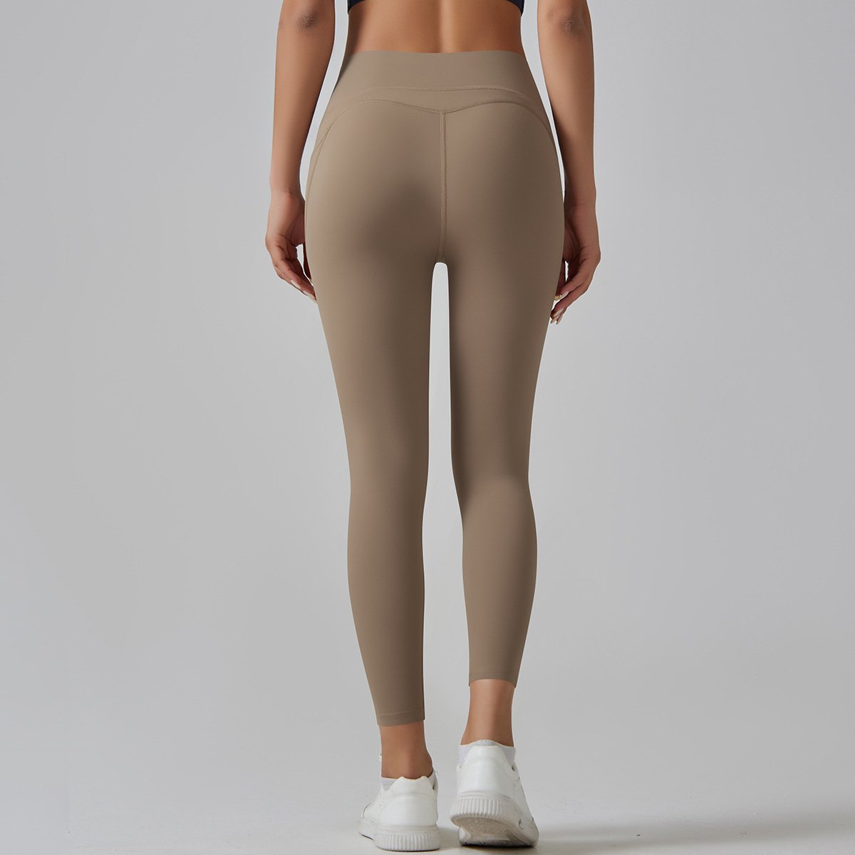 Womens Sports Yoga 75%nylon 25%spandex Leggings Y-6647 print logo 15