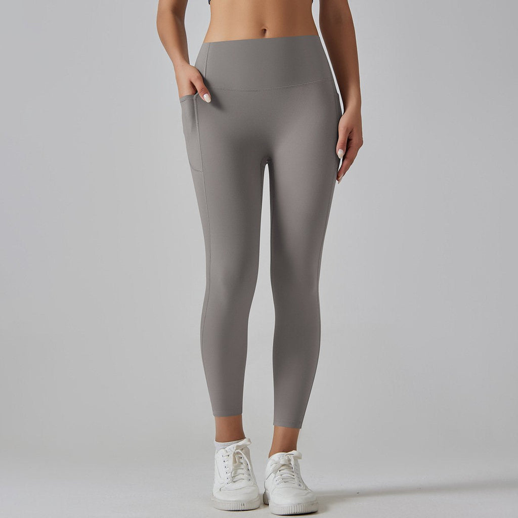 Womens Sports Yoga 75%nylon 25%spandex Leggings Y-6647 print logo 47