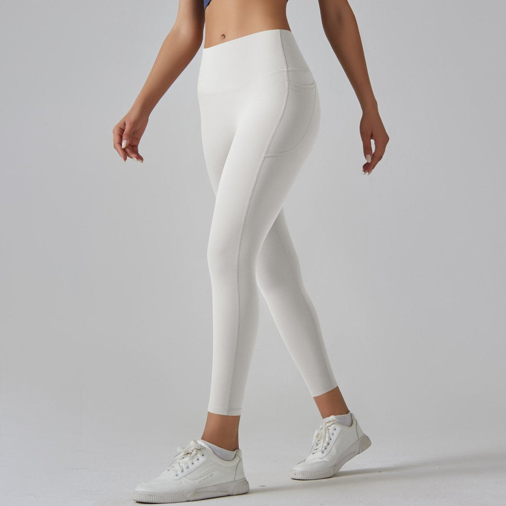 Womens Sports Yoga 75%nylon 25%spandex Leggings Y-6647 print logo 27
