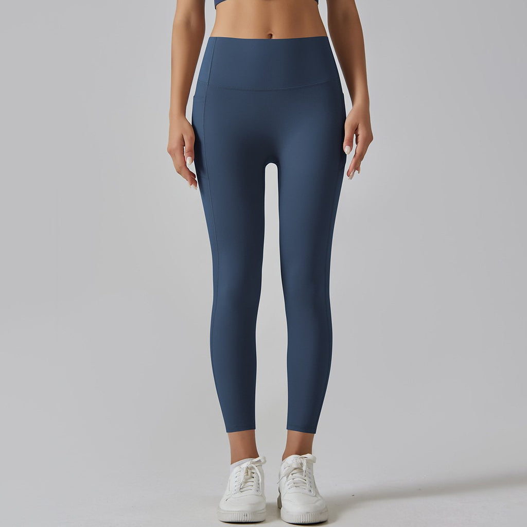 Womens Sports Yoga 75%nylon 25%spandex Leggings Y-6647 print logo 35