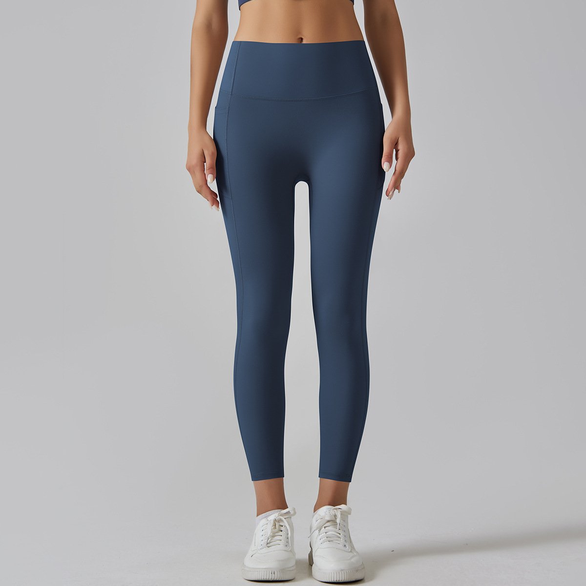 Womens Sports Yoga 75%nylon 25%spandex Leggings Y-6647 print logo 35