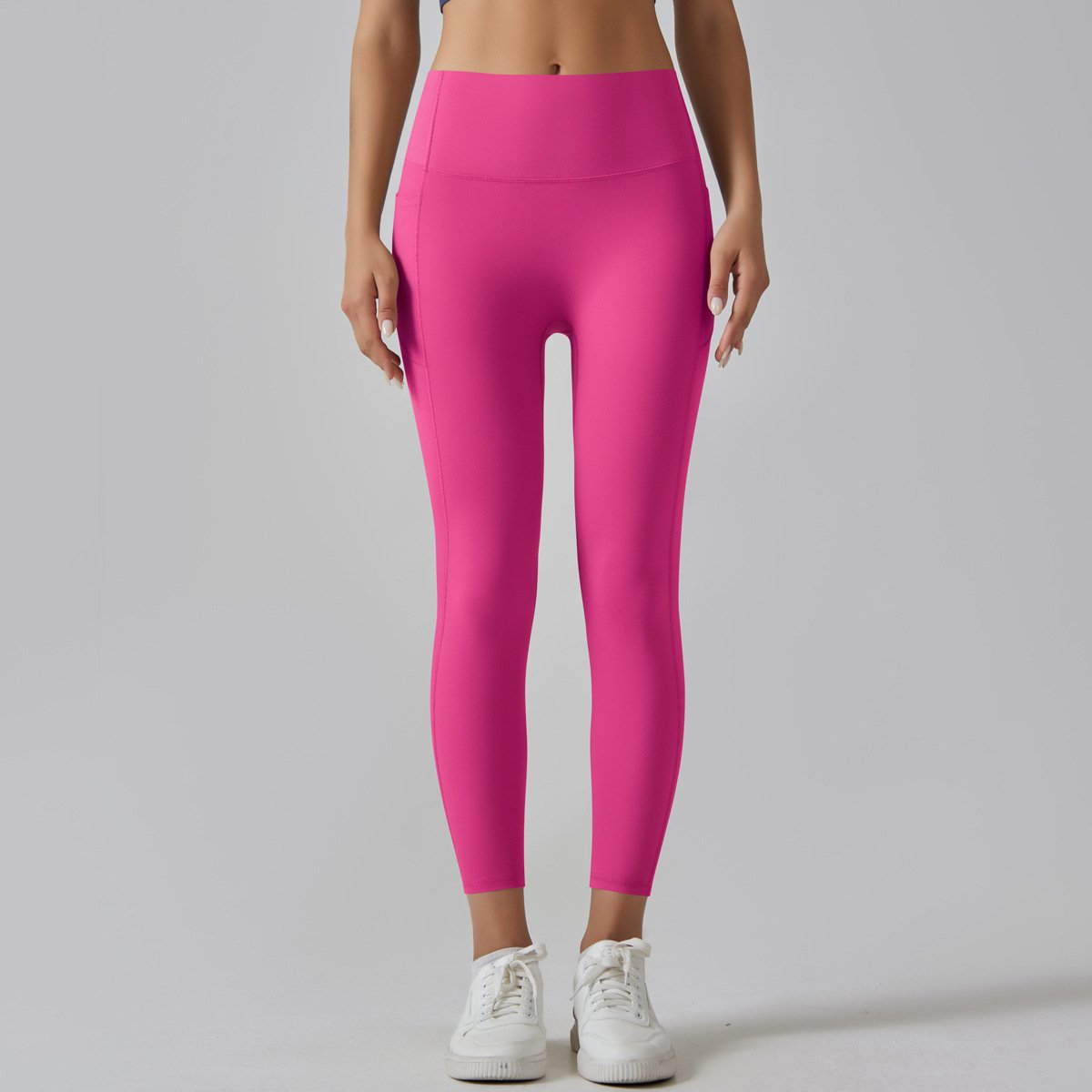 Womens Sports Yoga 75%nylon 25%spandex Leggings Y-6647 print logo 71