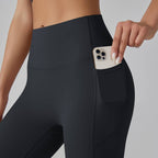 Womens Sports Yoga 75%nylon 25%spandex Leggings Y-6647 print logo 67