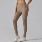 Womens Sports Yoga 75%nylon 25%spandex Leggings Y-6647 print logo 16