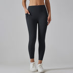 Womens Sports Yoga 75%nylon 25%spandex Leggings Y-6647 print logo 60