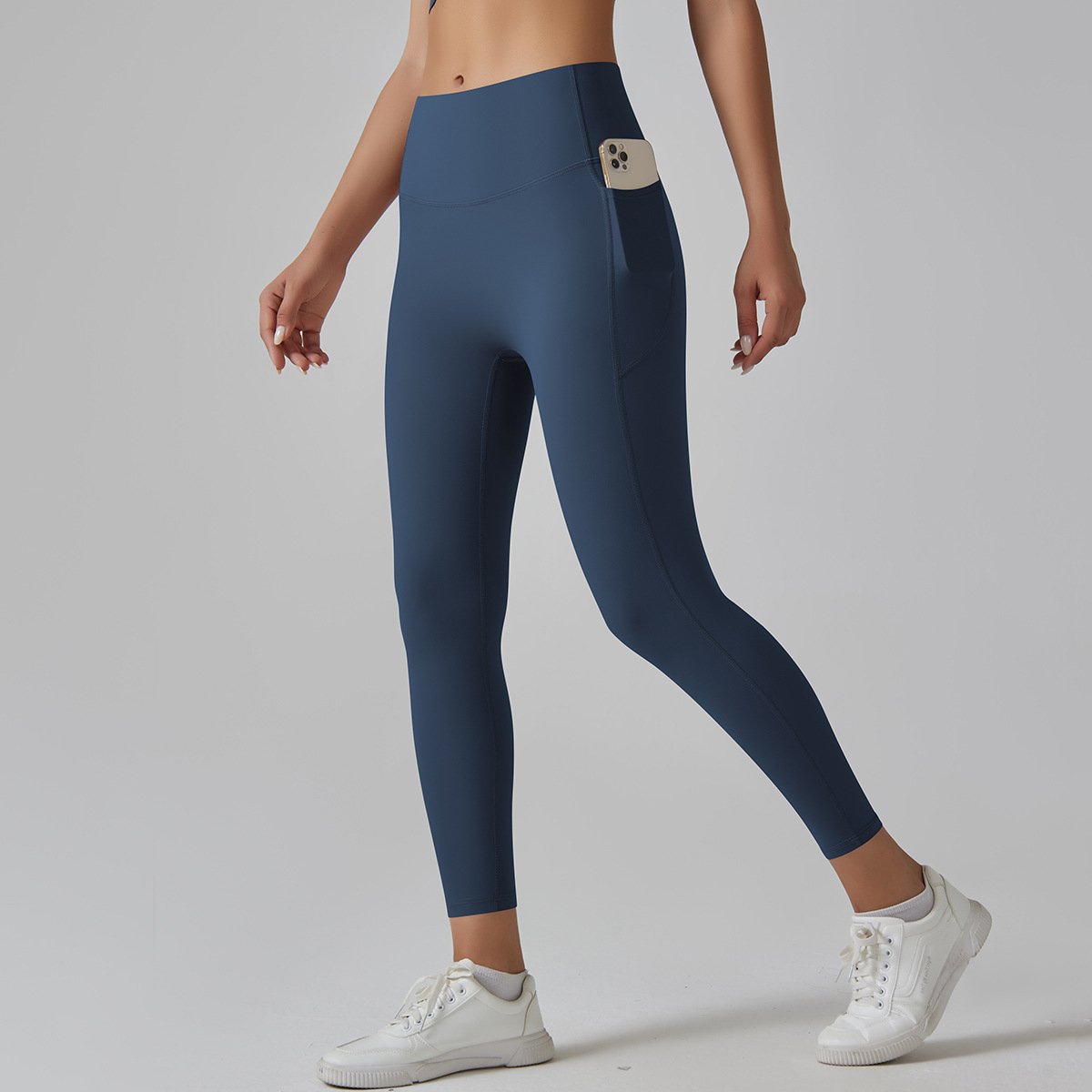 Womens Sports Yoga 75%nylon 25%spandex Leggings Y-6647 print logo 44