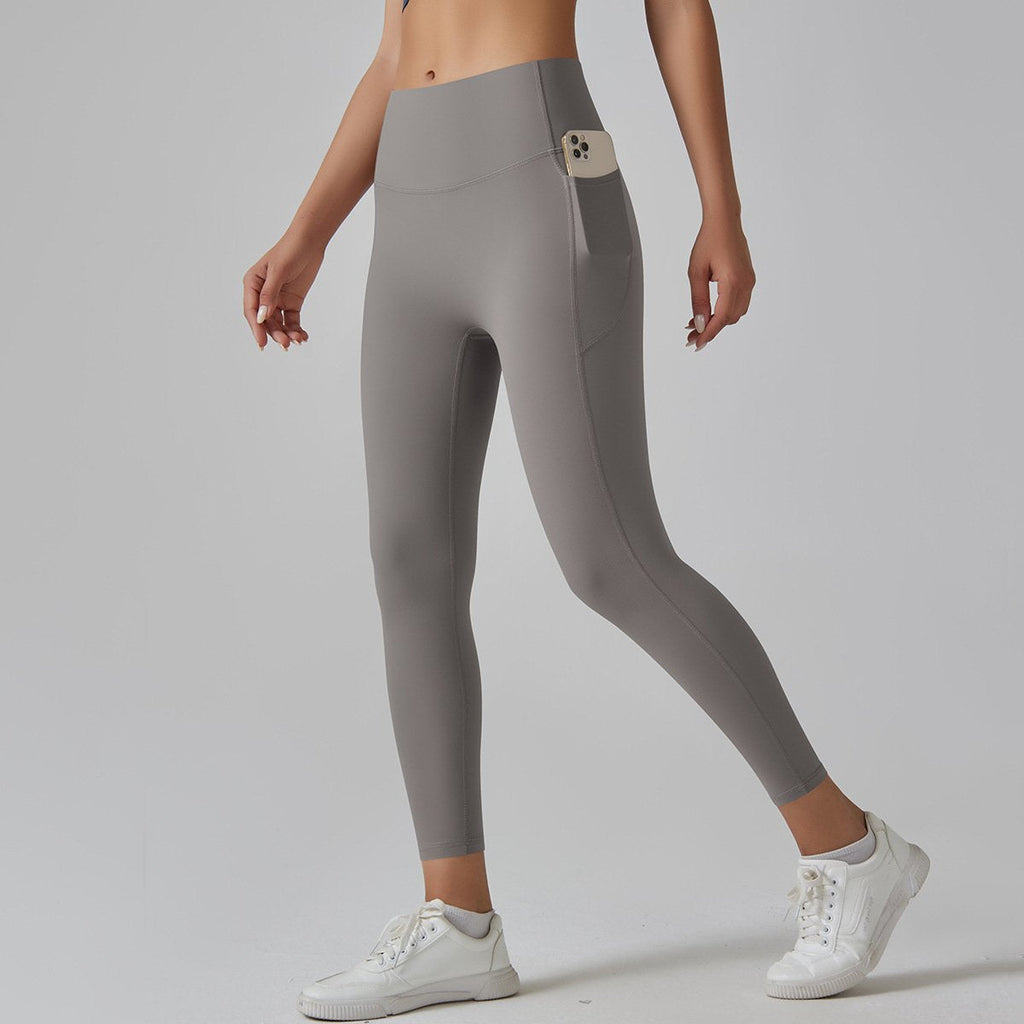 Womens Sports Yoga 75%nylon 25%spandex Leggings Y-6647 print logo 52