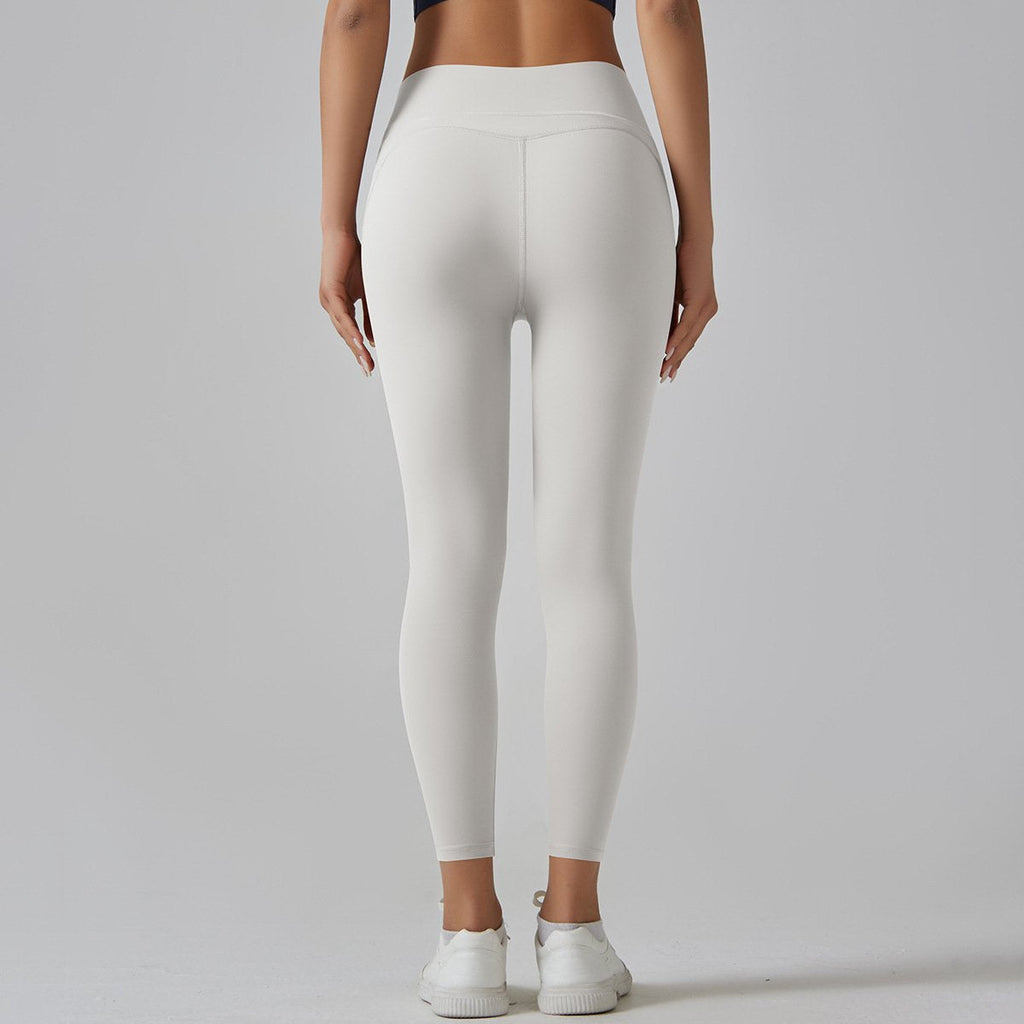 Womens Sports Yoga 75%nylon 25%spandex Leggings Y-6647 print logo 28