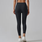 Womens Sports Yoga 75%nylon 25%spandex Leggings Y-6647 print logo 64