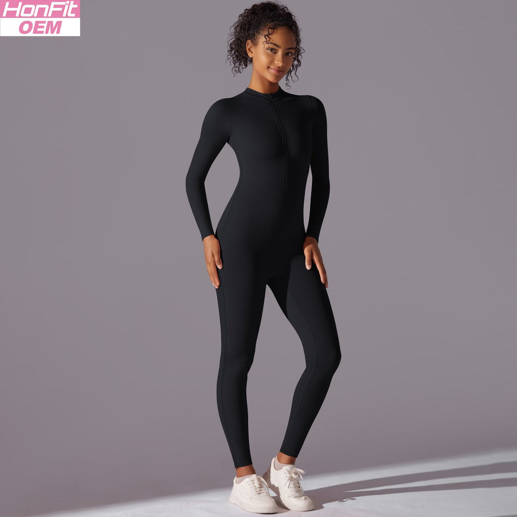 Womens Workout  Yoga 75% nylon 25% spandex Bodysuit Y-6649 print logo 7