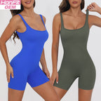 Womens Workout Fitness 90% nylon 10% spandex Bodysuit Y-6652 print logo 5