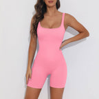 Womens Workout Fitness 90% nylon 10% spandex Bodysuit Y-6652 print logo 77
