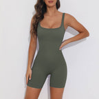Womens Workout Fitness 90% nylon 10% spandex Bodysuit Y-6652 print logo 25