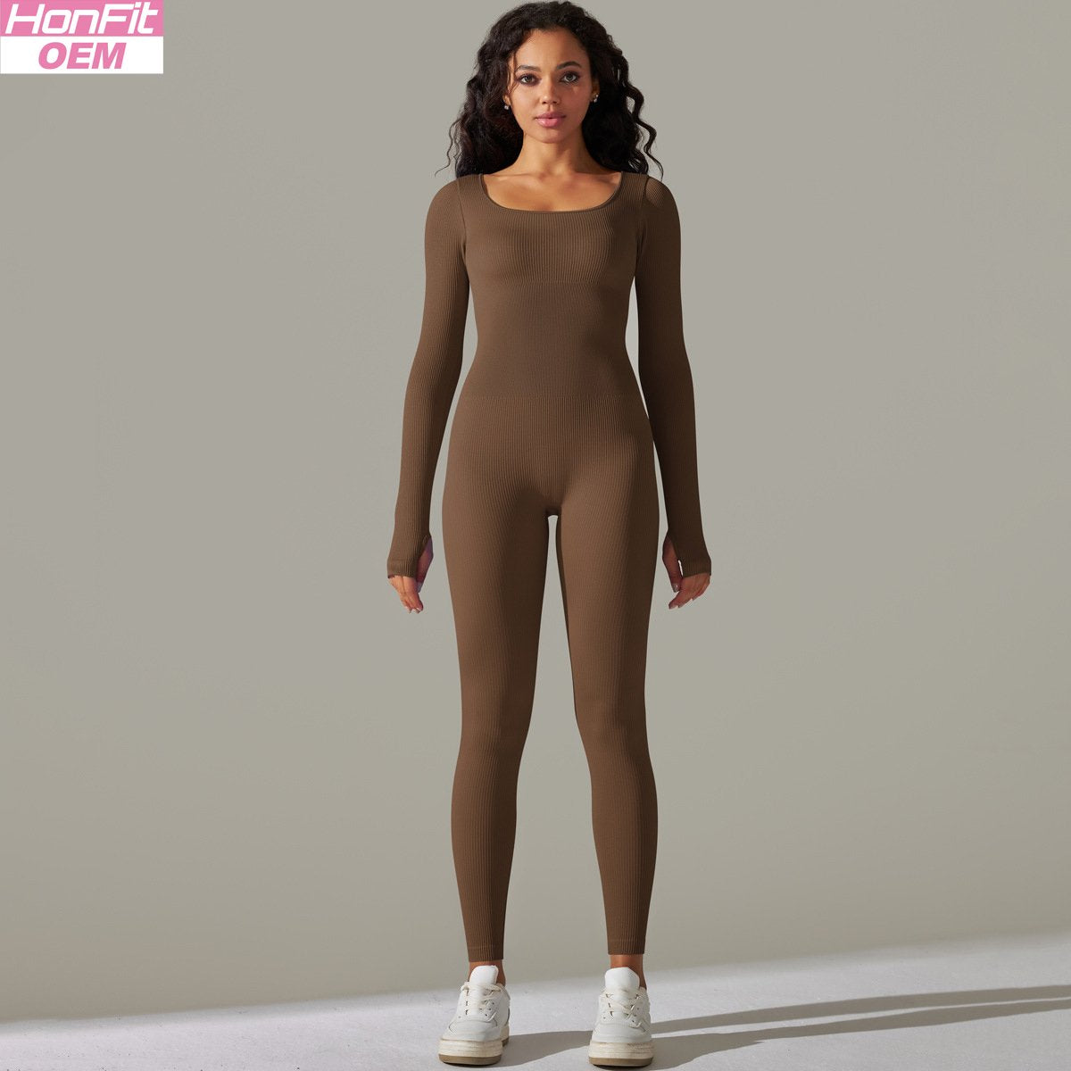 Womens Fitness Sportswear 90% nylon 10% spandex Bodysuit Y-6653 print logo 9