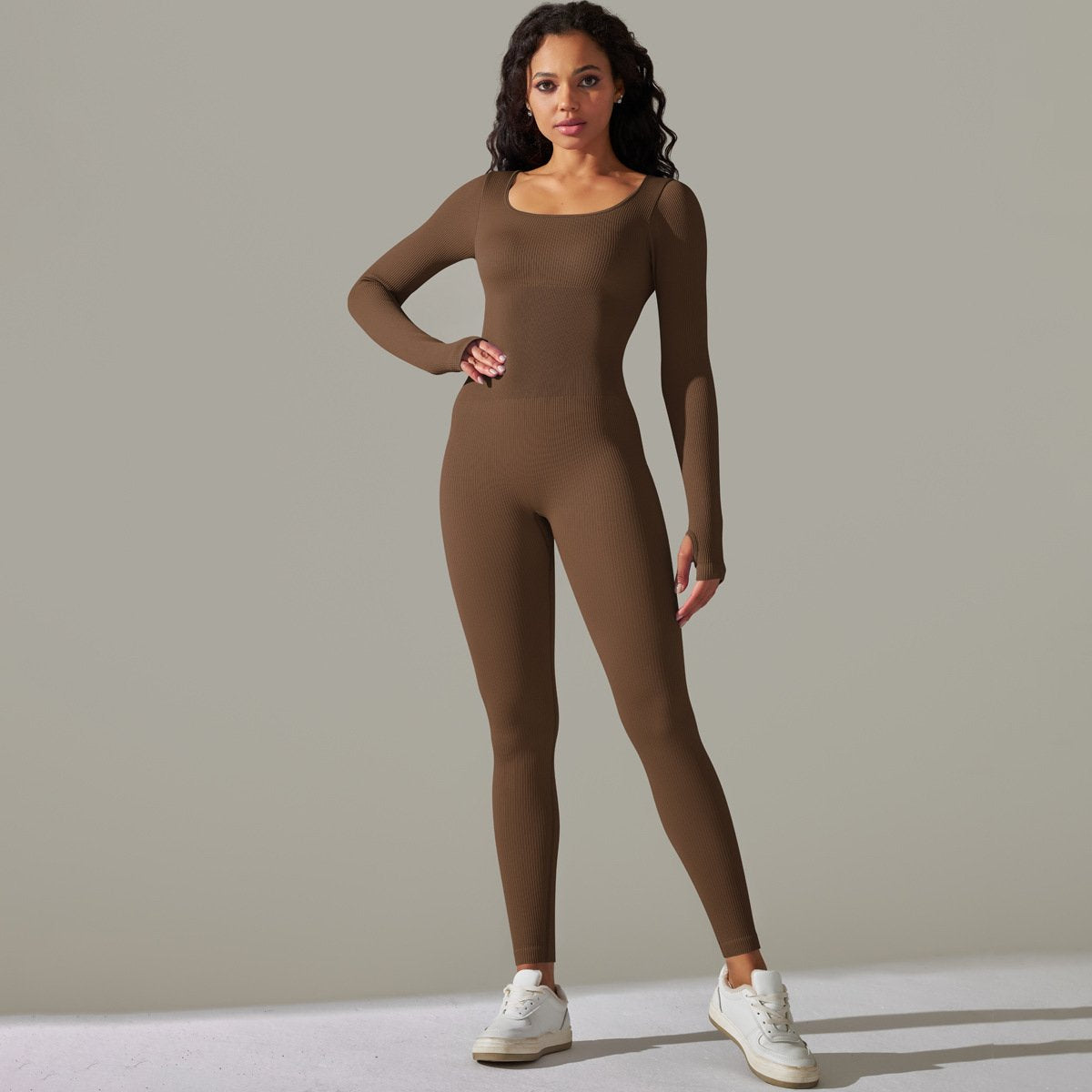 Womens Fitness Sportswear 90% nylon 10% spandex Bodysuit Y-6653 print logo 17