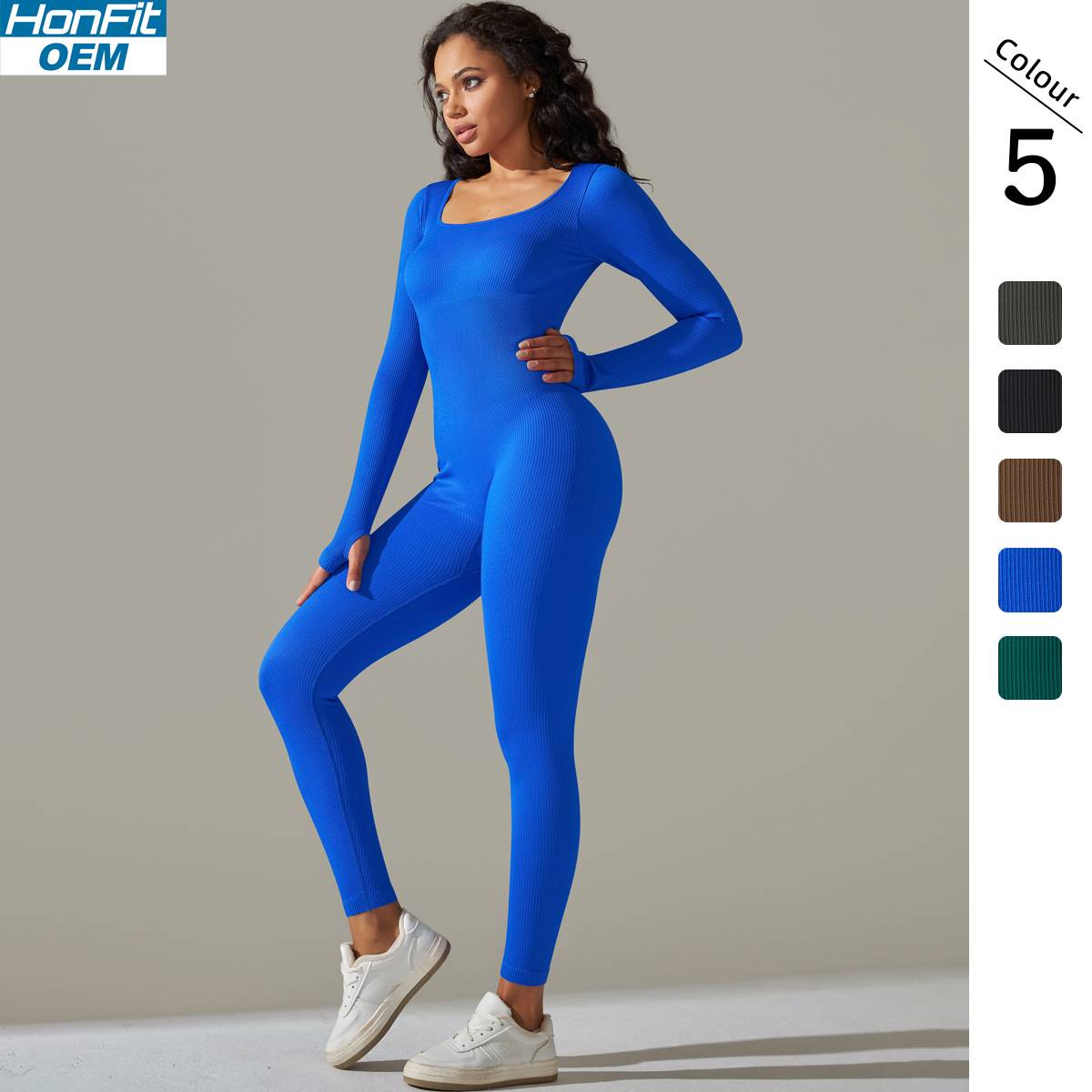 Womens Fitness Sportswear 90% nylon 10% spandex Bodysuit Y-6653 print logo 10