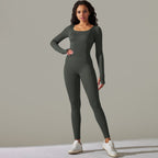Womens Fitness Sportswear 90% nylon 10% spandex Bodysuit Y-6653 print logo 15