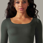 Womens Fitness Sportswear 90% nylon 10% spandex Bodysuit Y-6653 print logo 32