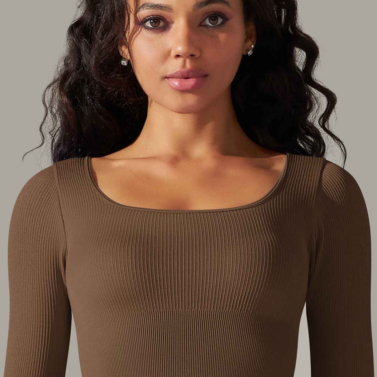 Womens Fitness Sportswear 90% nylon 10% spandex Bodysuit Y-6653 print logo 60