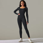 Womens Fitness Sportswear 90% nylon 10% spandex Bodysuit Y-6653 print logo 16