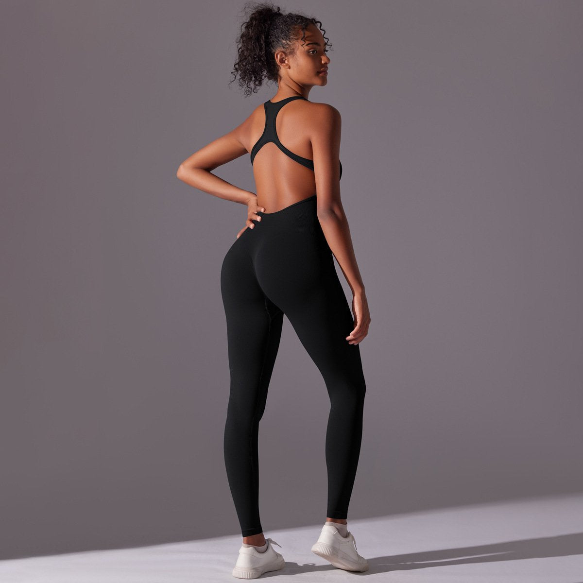 Womens Fitness Training 90% nylon 10% spandex Bodysuit Y-6655 print logo 41