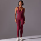 Womens Fitness Training 90% nylon 10% spandex Bodysuit Y-6655 print logo 53