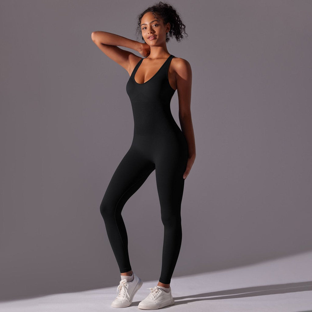 Womens Fitness Training 90% nylon 10% spandex Bodysuit Y-6655 print logo 45